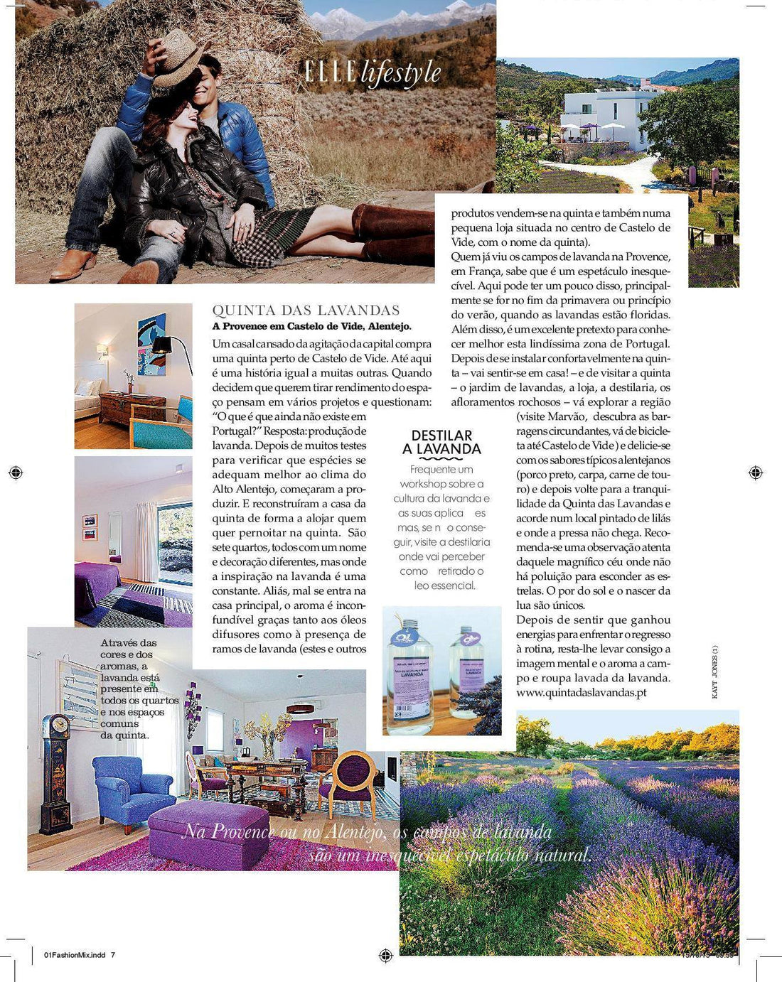 Quinta das Lavandas na ELLE