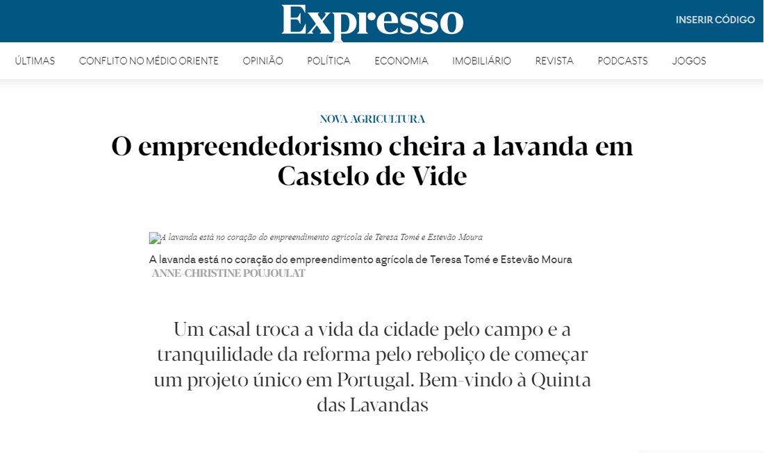 O empreendedorismo cheira a lavanda em Castelo de Vide - Expresso